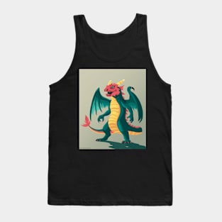 dragon pink Tank Top